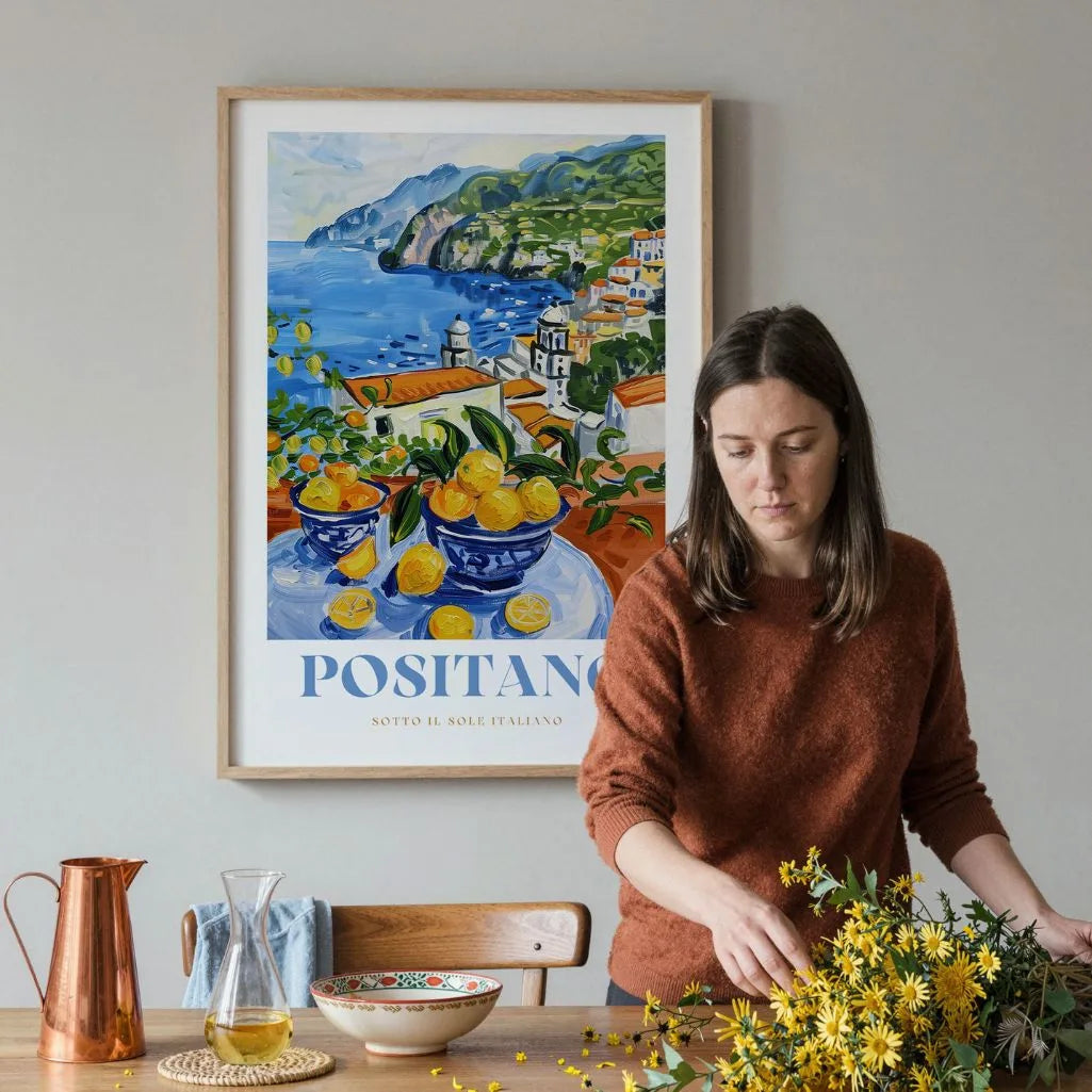 Positano Lemons Poster
