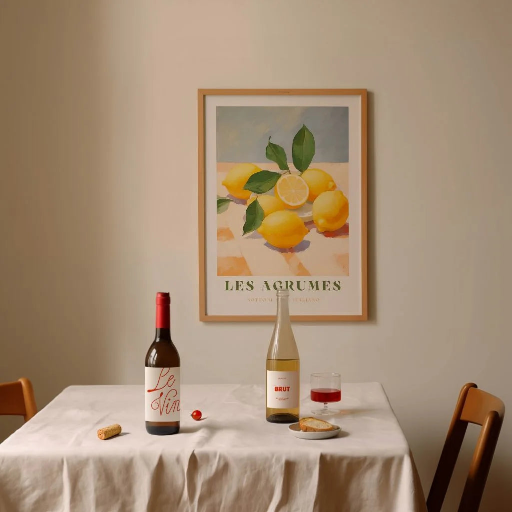 Les Agrumes Verde Lemon Poster