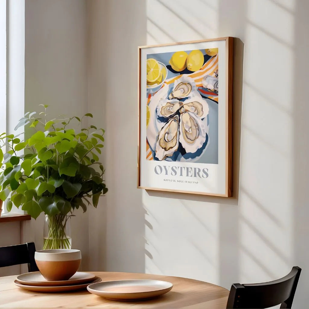 Oysters & Citrus Poster