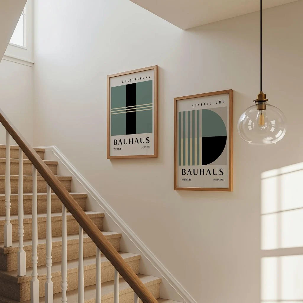 bauhaus geometric poster detail