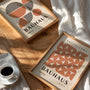 bauhaus terracotta geometry poster set gallery wall decor