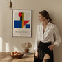 Bauhaus wall art print – iconic geometric poster for modern interiors and stylish home decor