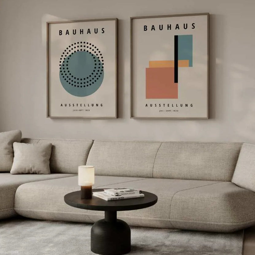Bauhaus Set of 2 Wall Art Prints
