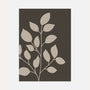 beige branch botanical poster dark background wall art