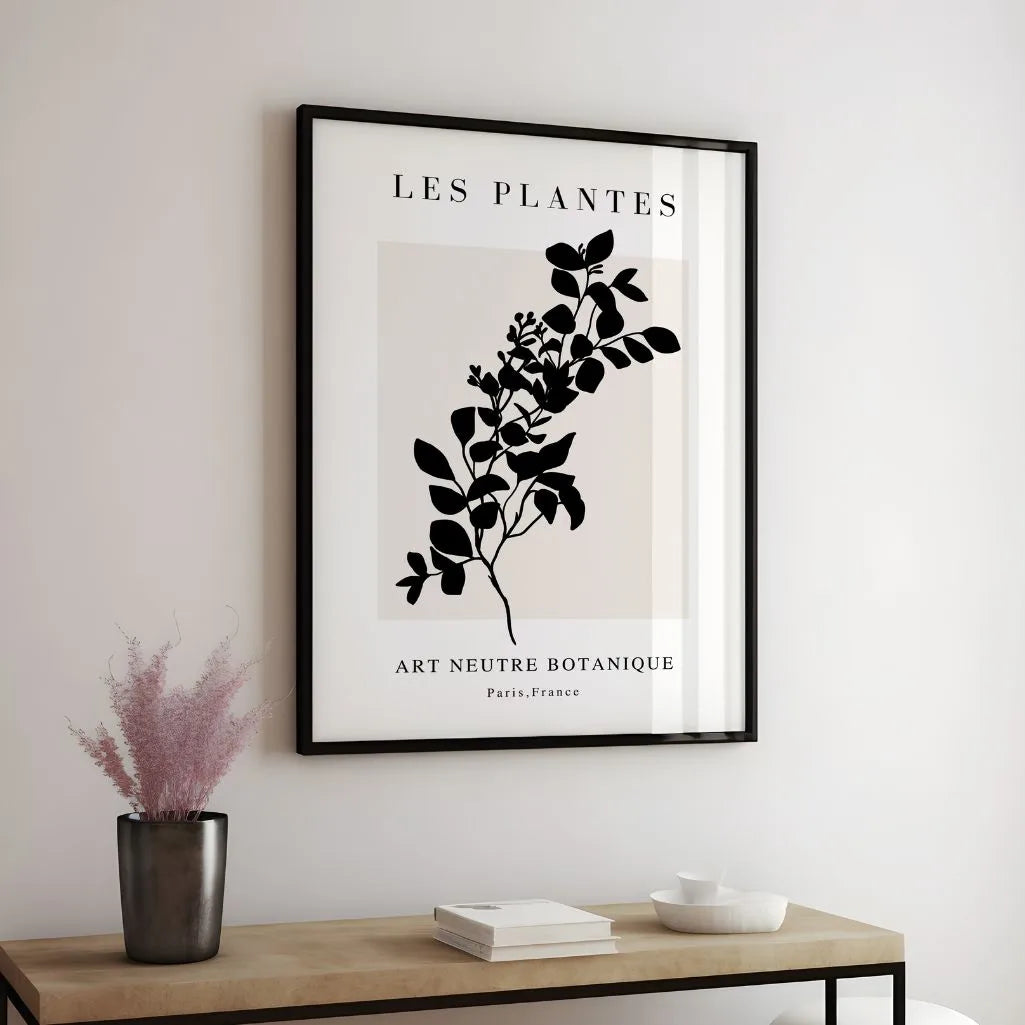 botanical branch poster gallery wall modern minimalist decor