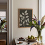 botanical branch poster gallery wall dark neutral decor