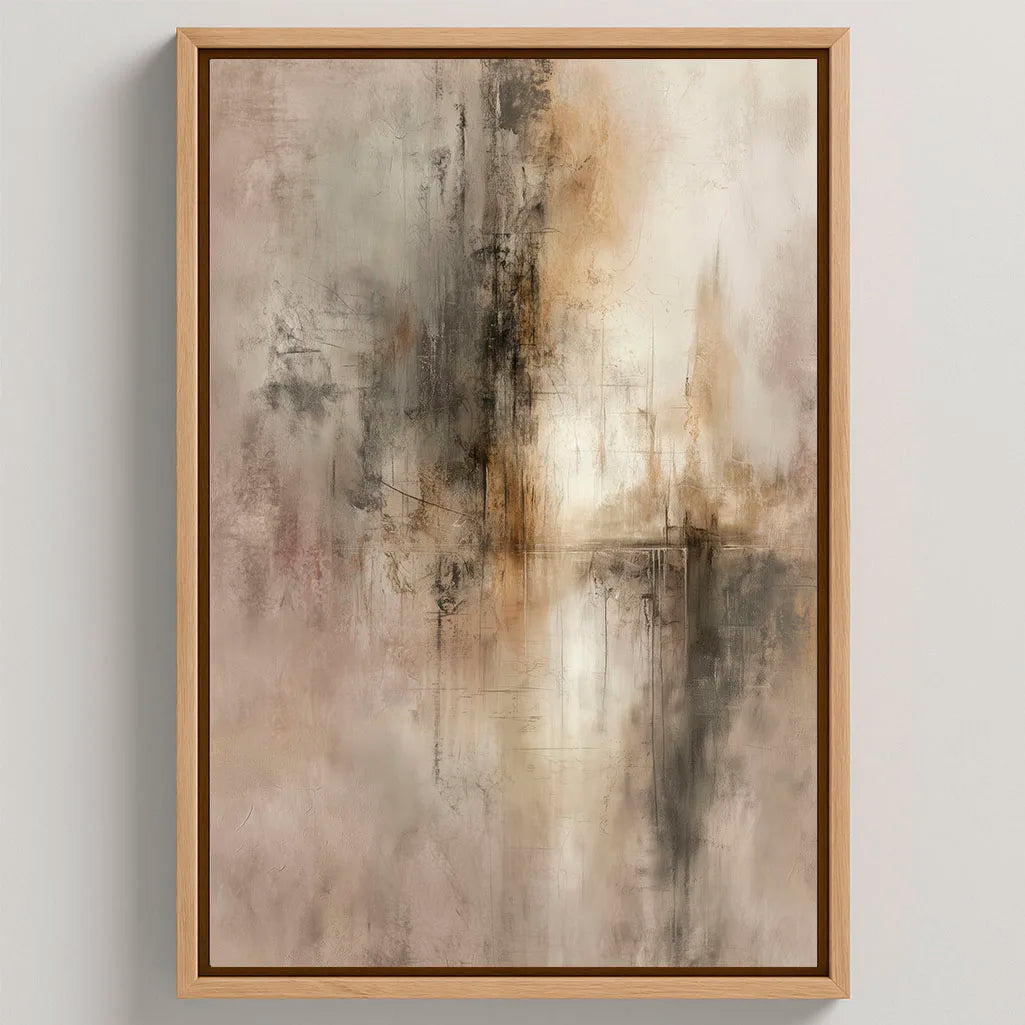 Framed Canvas “Light Within Matter” Artwork