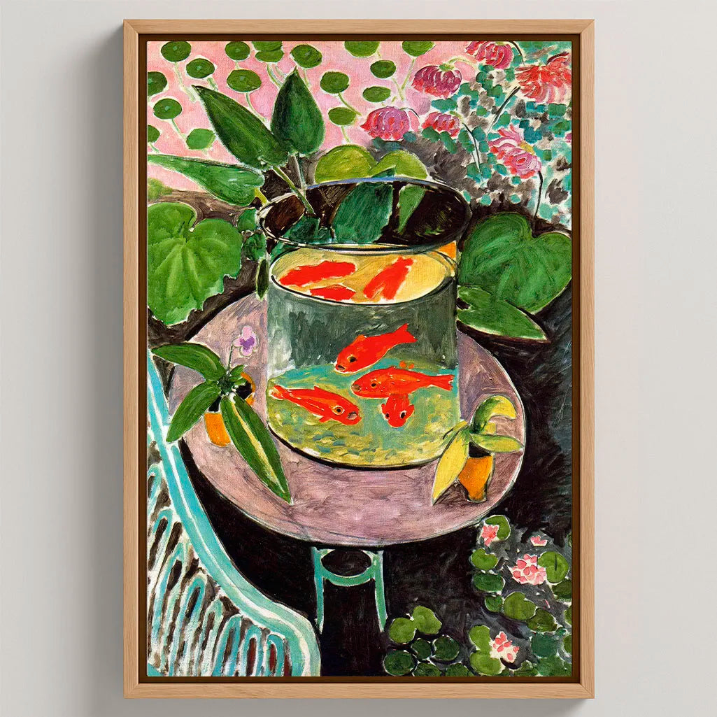 Framed Canvas Print Goldfish