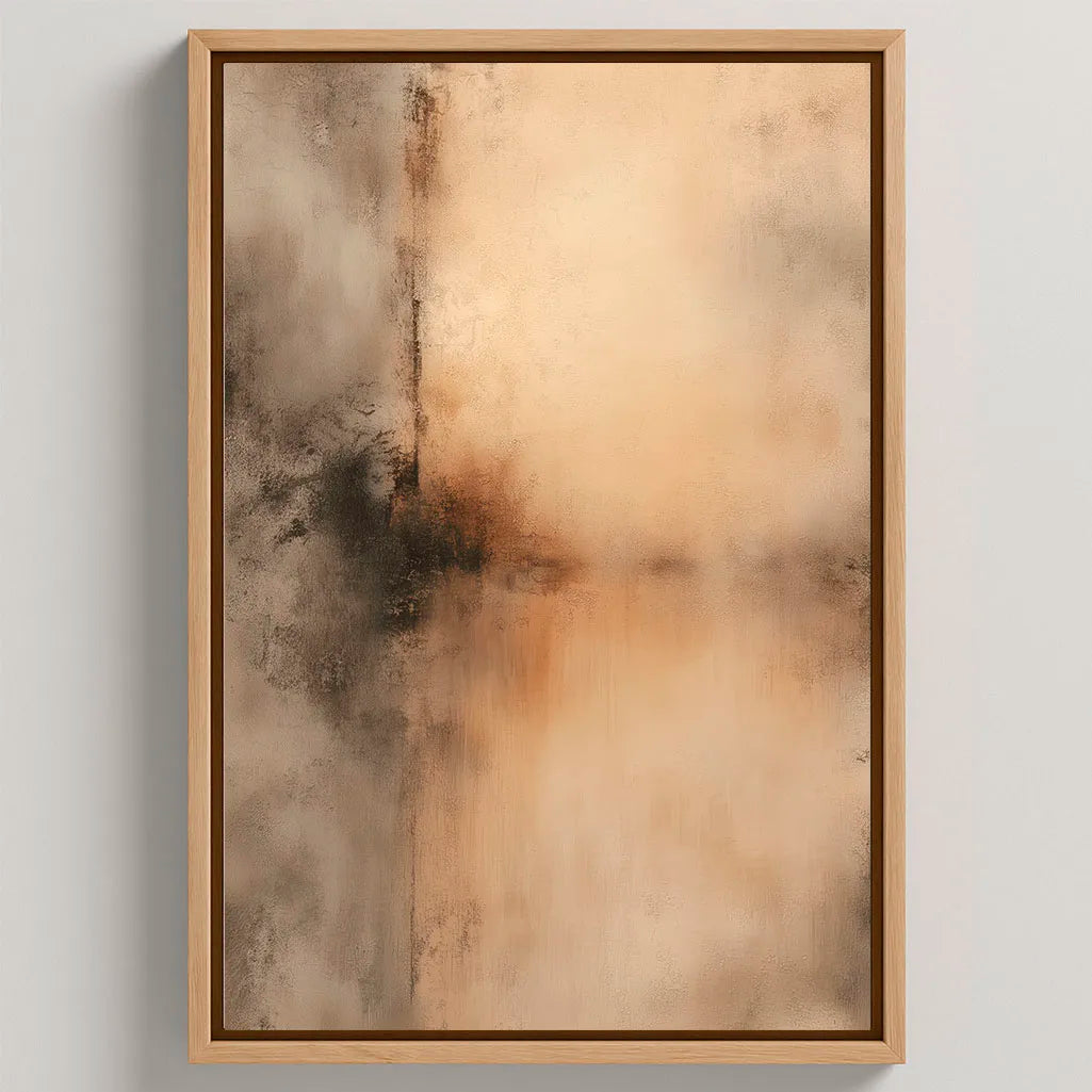 Framed Canvas Print Warmth of Silence