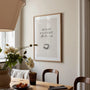coffee quote poster dining room wall art
