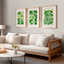 botanical abstract poster set wall art for gallery wall