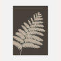 fern botanical poster dark background minimalist wall art