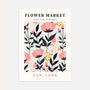 flower market new york poster wall art