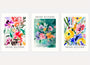 henri matisse poster set of 3 colorful watercolor floral wall art