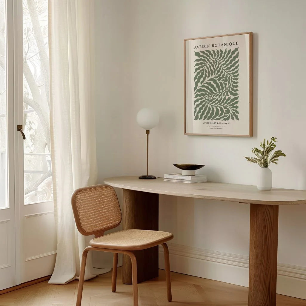 jardin botanique poster bedroom green wall art