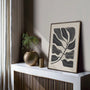 botanische blätter poster gallery wall minimalistische wandkunst 