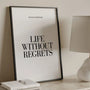 motivational quote poster home office wall art