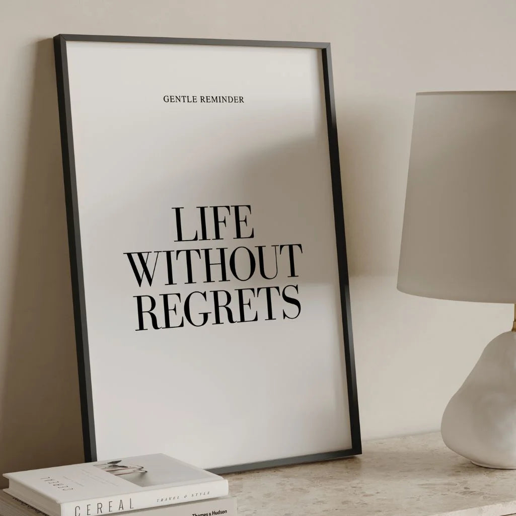 motivational quote poster home office wall art
