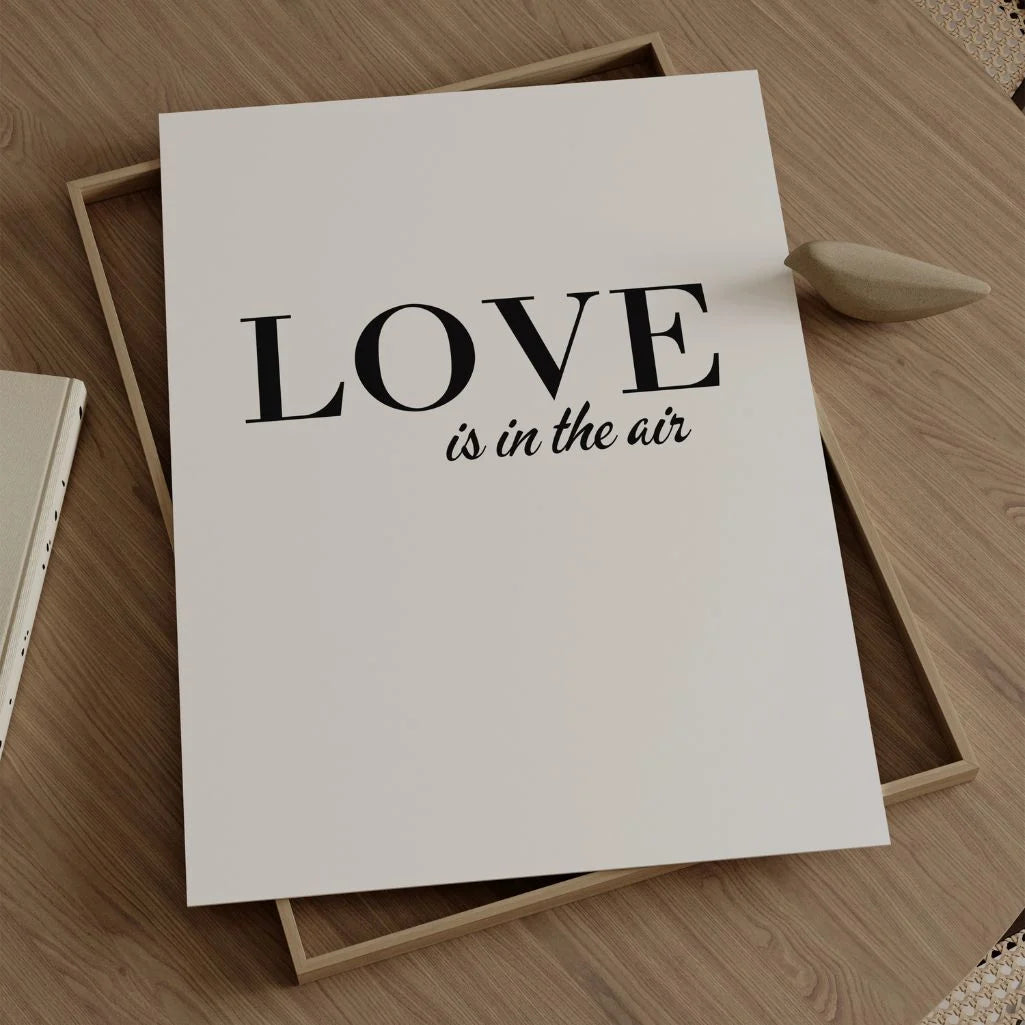 love quote poster living room decor
