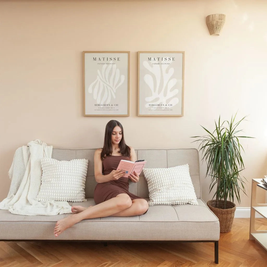 matisse poster set 2 gallery wall beige