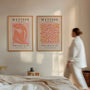 matisse poster set gallery wall pink peach