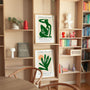 green matisse poster set living room minimalist wall decor