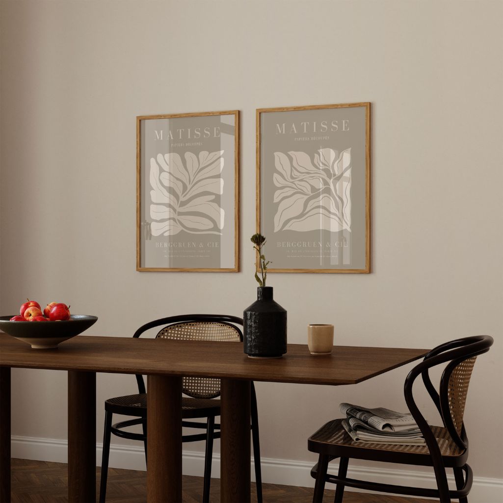 matisse neutral gallery wall posters