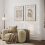 matisse poster set gallery wall beige minimalist decor
