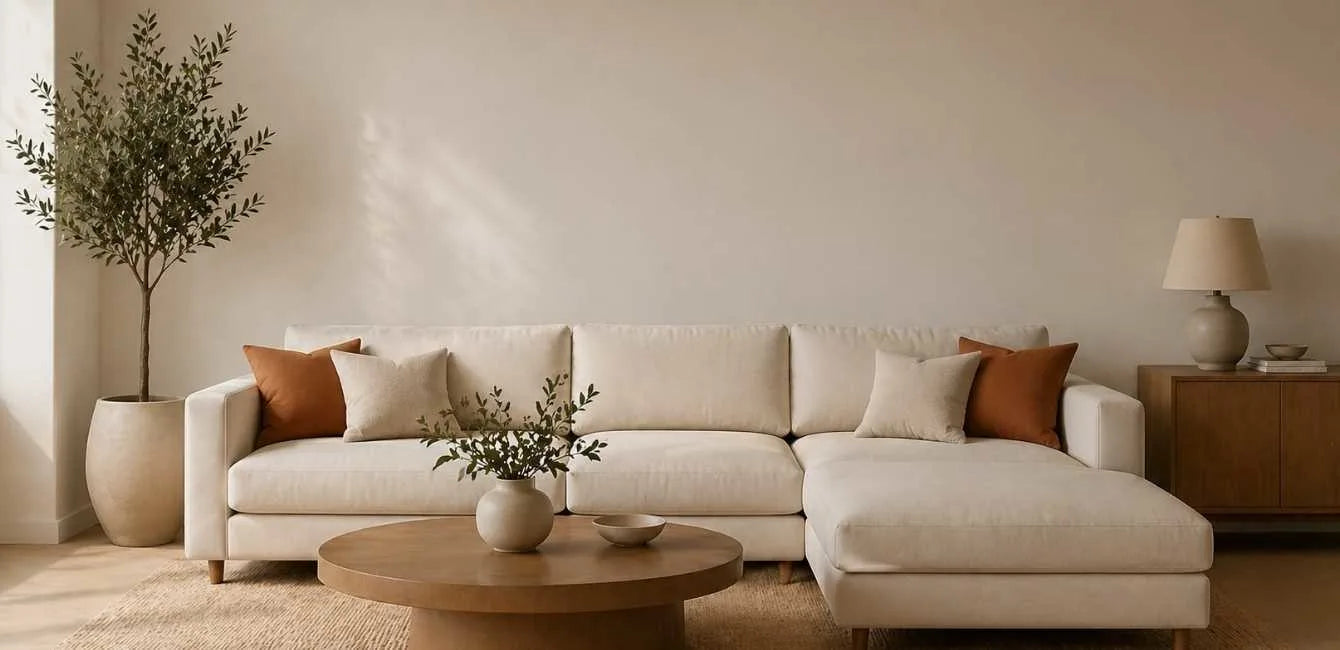 minimalist living room empty wall before wall art decoration neutral interior without posters or canvas art