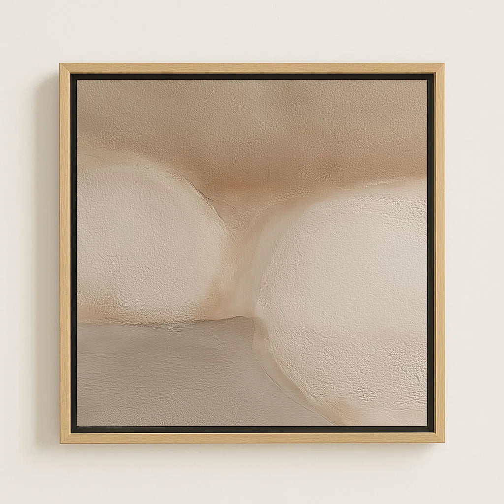 Framed Canvas Print Warm Texture