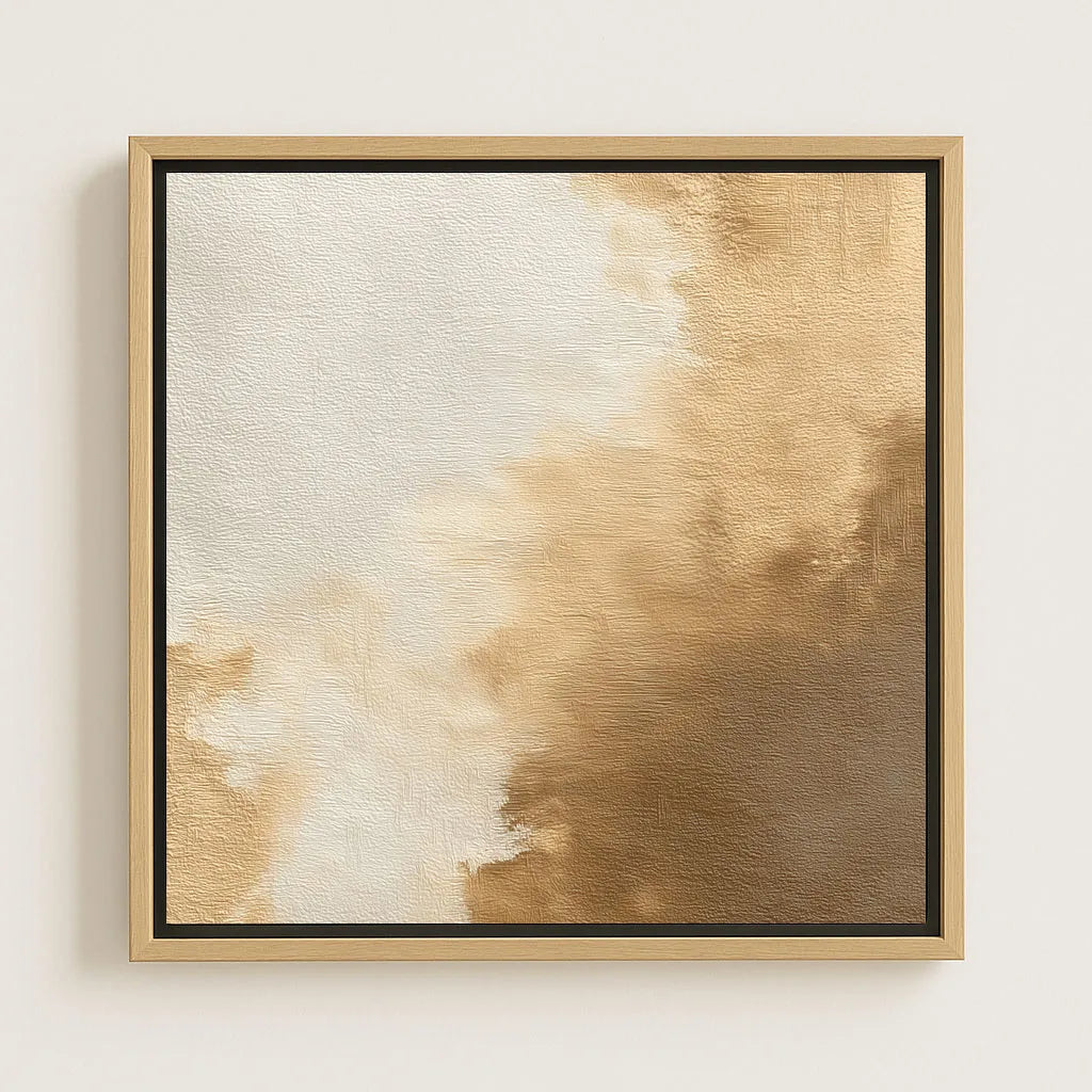 Framed Canvas Print Sand Glow