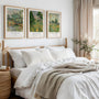 Paul Cezanne riverbank poster set with muted green and brown colors for classic wall decor