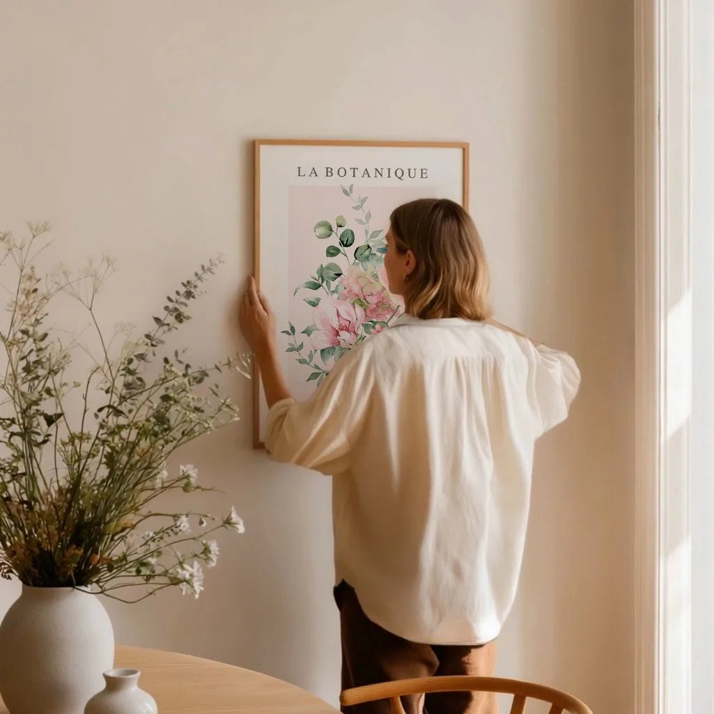  rosen aquarell poster gallery wall romantische florale dekoration