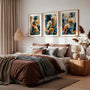 Set of 3 wall art prints – curated poster trio for modern home decor and stylish interiors