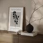  botanische silhouette poster gallery wall moderne minimalistische dekoration
