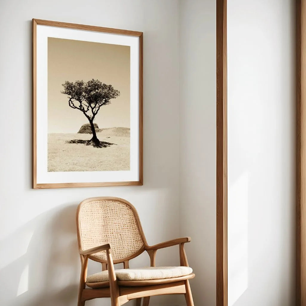  tree poster gallery wall minimalist decor
