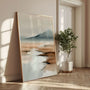 watercolor coast detail poster