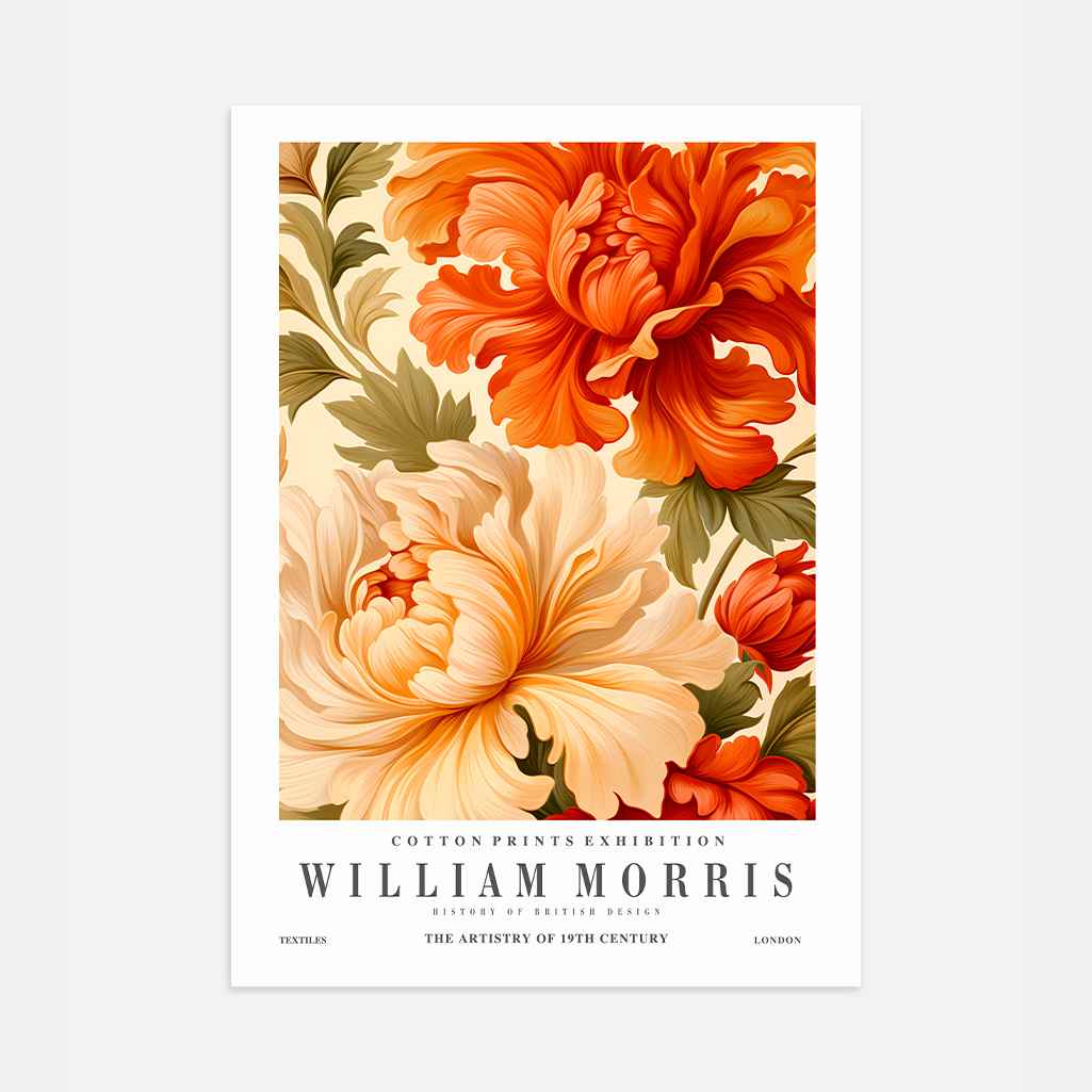 William Morris Autumn Flowers Poster